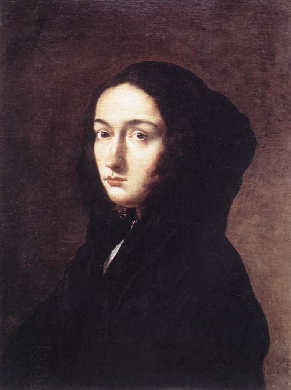 ROSA, Salvator Portrait of the Artist's Wife Lucrezia af